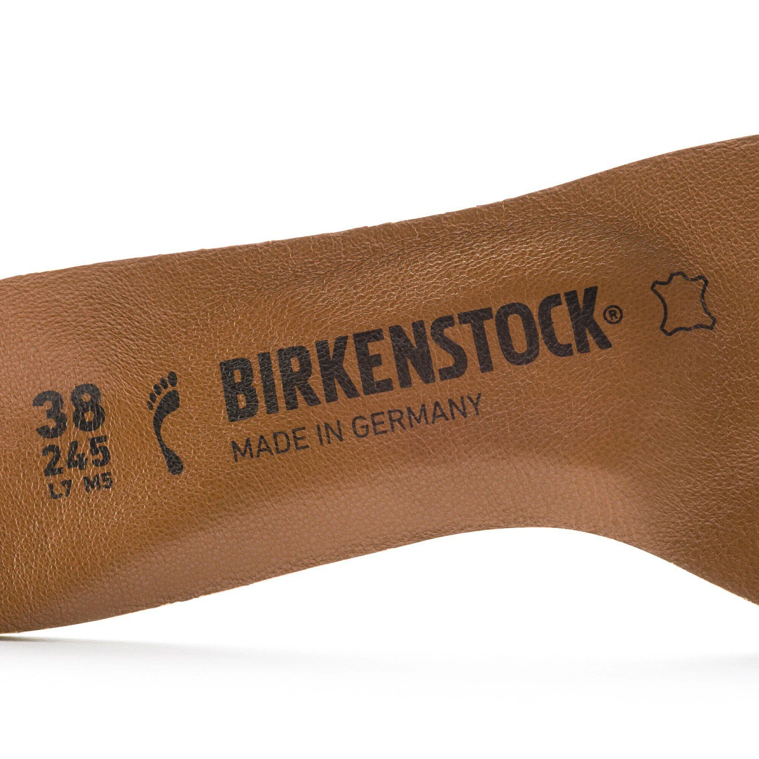 Birkenstock Comfort Toeless Insole Leather Leather Brown 6 Birkenstock Comfort Toeless Insole Leather Leather Brown - Image 6