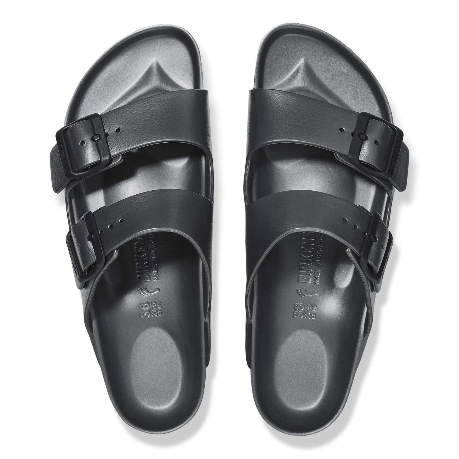 Birkenstock Arizona Essentials EVA Metallic Anthracite 2 Birkenstock Arizona Essentials EVA Metallic Anthracite - Image 2