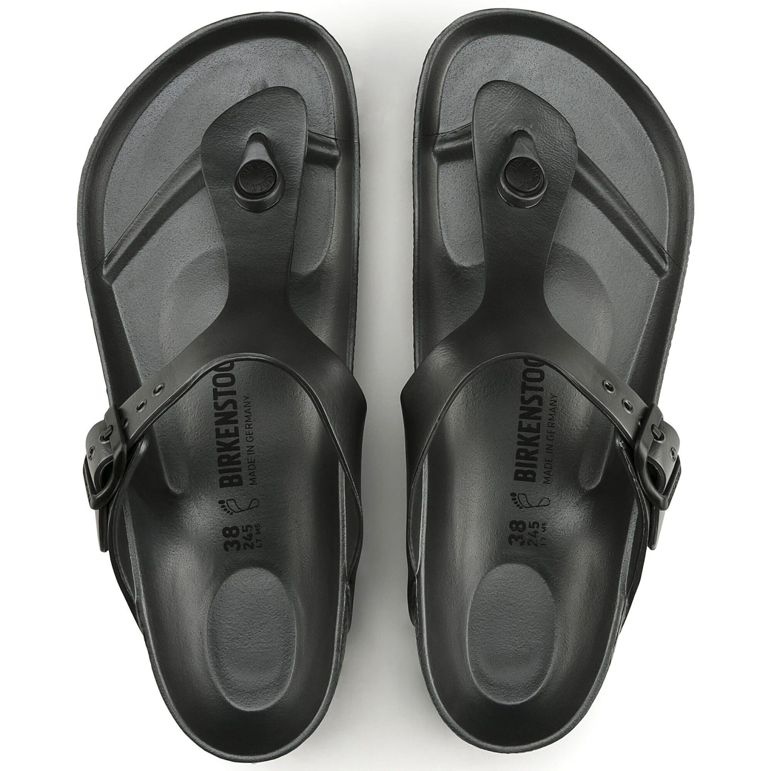 Birkenstock Gizeh Essentials EVA Metallic Anthracite 2 Birkenstock Gizeh Essentials EVA Metallic Anthracite - Image 2