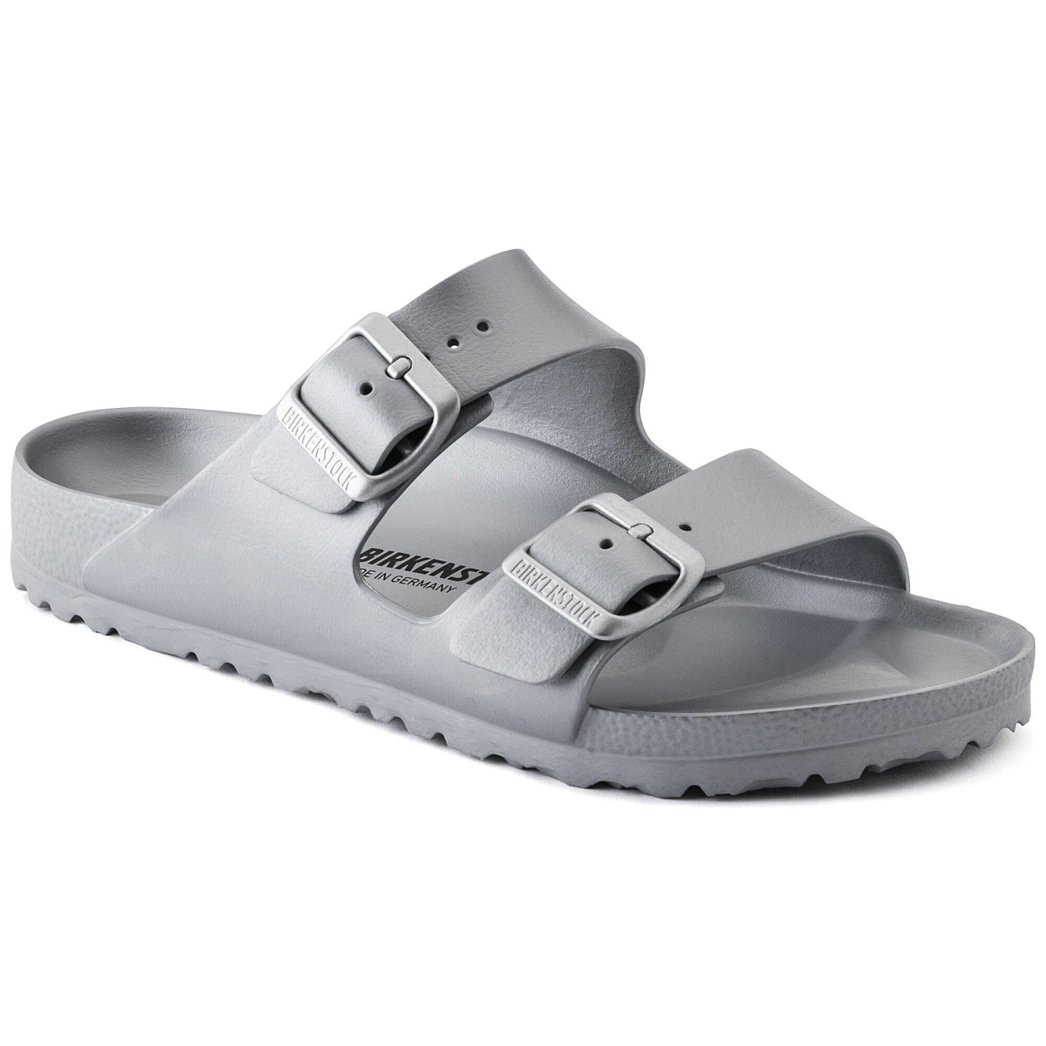 Birkenstock Arizona Essentials EVA Metallic Silver 1 Birkenstock Arizona Essentials EVA Metallic Silver