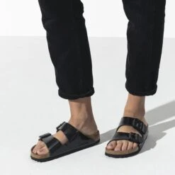 Birkenstock Arizona Birko-Flor Patent Black Patent 16 Birkenstock Arizona Birko-Flor Patent Black Patent -Birkenstock Sale Store 1005292 f closeup f