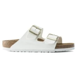 Birkenstock Arizona Birko-Flor Patent Patent White -Birkenstock Sale Store 1005294 side
