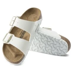 Birkenstock Arizona Birko-Flor Patent Patent White -Birkenstock Sale Store 1005294 sole