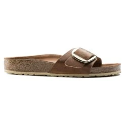 Birkenstock Madrid Big Buckle Oiled Leather Cognac -Birkenstock Sale Store 1006525 side