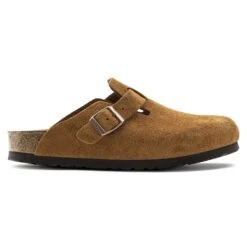 Birkenstock Boston Soft Footbed Suede Leather Mink -Birkenstock Sale Store 1009543 side