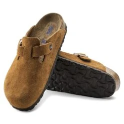 Birkenstock Boston Soft Footbed Suede Leather Mink -Birkenstock Sale Store 1009543 sole