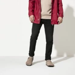 Birkenstock London Suede Leather Taupe 15 Birkenstock London Suede Leather Taupe -Birkenstock Sale Store 1010504 f closeup m