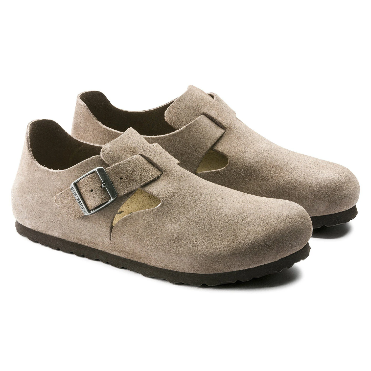 Birkenstock London Suede Leather Taupe 7 Birkenstock London Suede Leather Taupe - Image 7