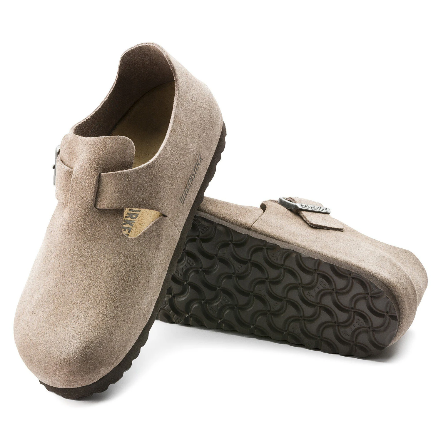 Birkenstock London Suede Leather Taupe 9 Birkenstock London Suede Leather Taupe - Image 9