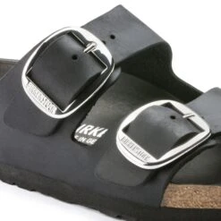Birkenstock Arizona Big Buckle Oiled Leather Black -Birkenstock Sale Store 1011075 detail 1