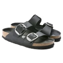 Birkenstock Arizona Big Buckle Oiled Leather Black -Birkenstock Sale Store 1011075 pair