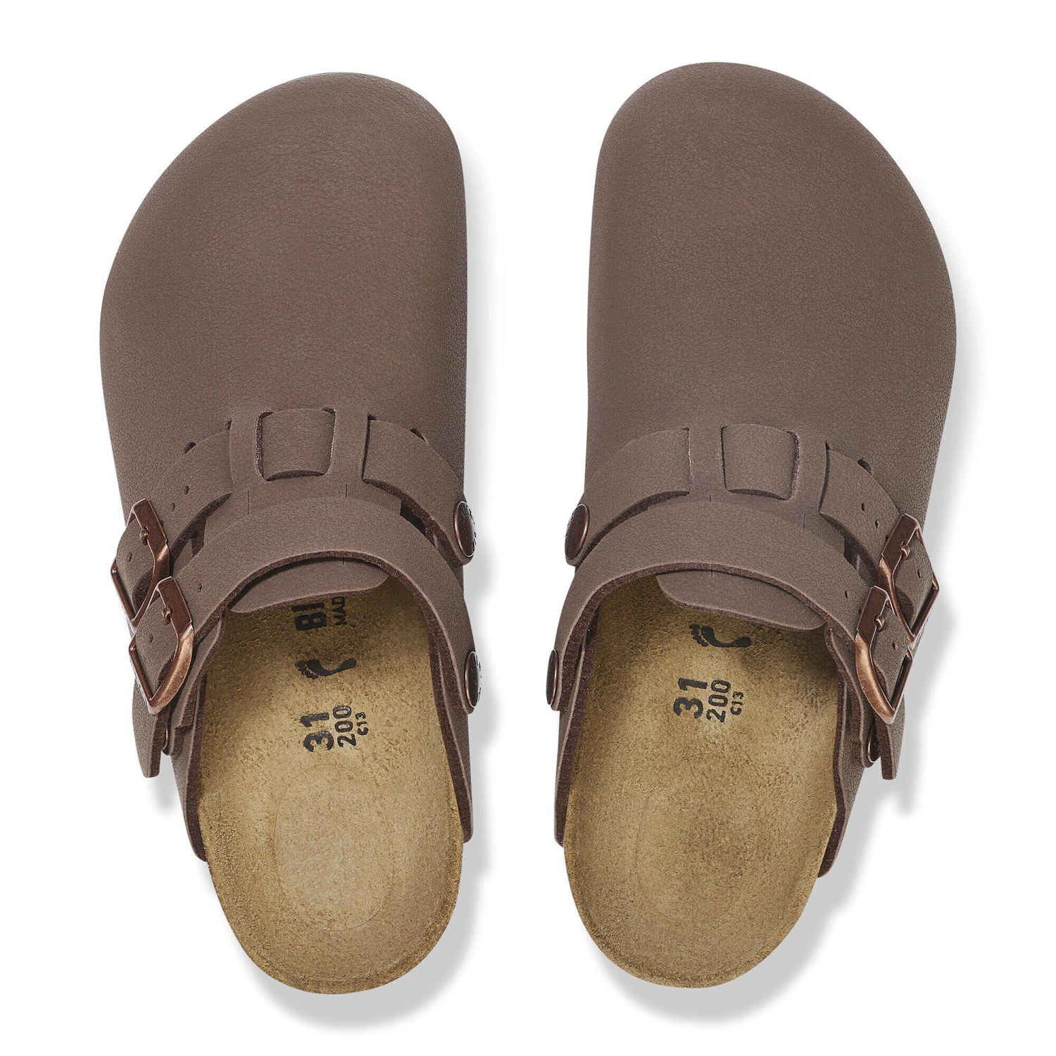 Birkenstock Kay Kids Birkibuc Mocha 2 Birkenstock Kay Kids Birkibuc Mocha - Image 2