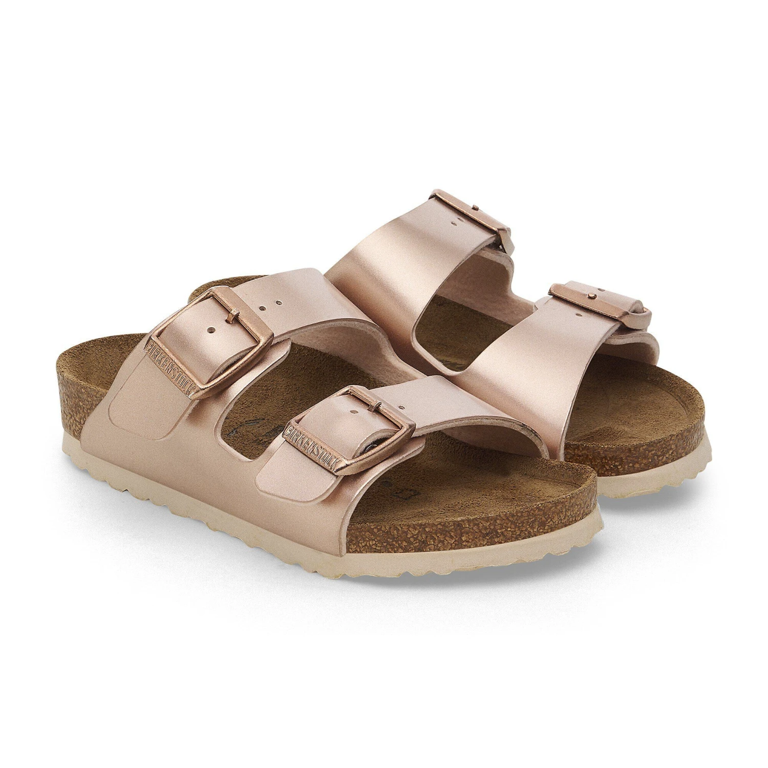 Birkenstock Arizona Kids Birko-Flor Electric Metallic Copper 6 Birkenstock Arizona Kids Birko-Flor Electric Metallic Copper - Image 6
