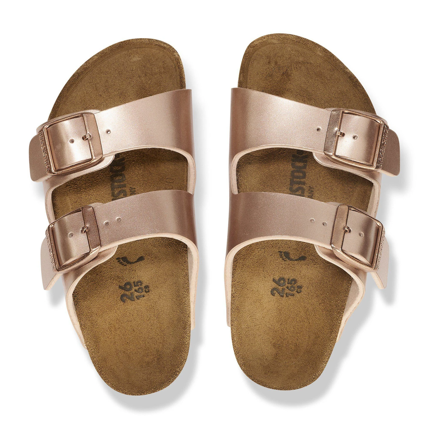 Birkenstock Arizona Kids Birko-Flor Electric Metallic Copper 2 Birkenstock Arizona Kids Birko-Flor Electric Metallic Copper - Image 2