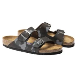 Birkenstock Arizona Soft Footbed Birko-Flor Desert Soil Camouflage Brown -Birkenstock Sale Store 1013015 pair