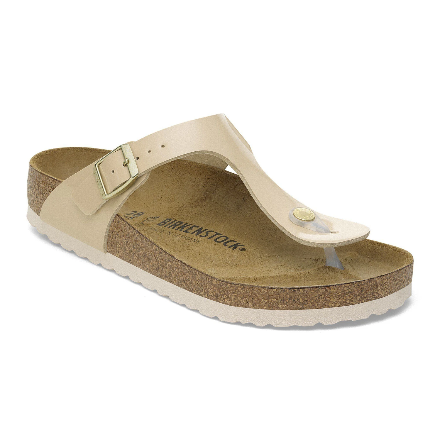 Birkenstock Gizeh Birko-Flor Patent Patent Sand 1 Birkenstock Gizeh Birko-Flor Patent Patent Sand
