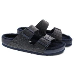 Birkenstock Arizona Leather Croco Navy 8 Birkenstock Arizona Leather Croco Navy -Birkenstock Sale Store 1013835 pair