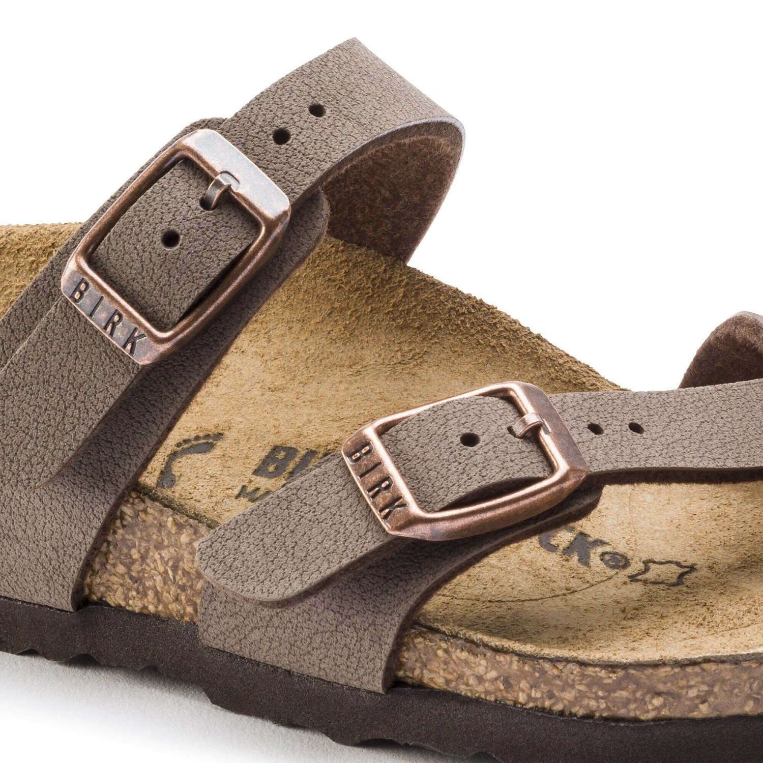 Birkenstock Mayari Kids Birkibuc Mocha 5 Birkenstock Mayari Kids Birkibuc Mocha - Image 5