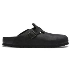 Birkenstock Boston Leather Black 8 Birkenstock Boston Leather Black -Birkenstock Sale Store 1014421 side