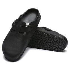 Birkenstock Boston Leather Black 10 Birkenstock Boston Leather Black -Birkenstock Sale Store 1014421 sole