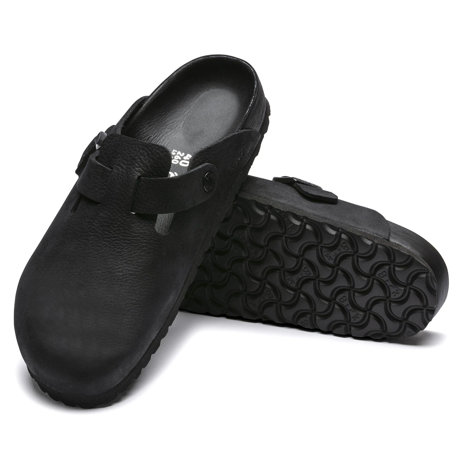 Birkenstock Boston Leather Black 5 Birkenstock Boston Leather Black - Image 5