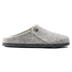 Birkenstock Zermatt Shearling Wool Felt Light Gray -Birkenstock Sale Store 1015086 side