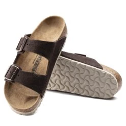 Birkenstock Arizona Nubuck Leather Steer Soft Brown -Birkenstock Sale Store 1015396 sole