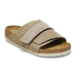 Birkenstock Kyoto Nubuck-Suede Leather Taupe