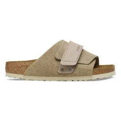 Birkenstock Kyoto Nubuck-Suede Leather Taupe -Birkenstock Sale Store 1015572 side