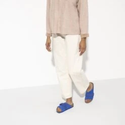 Birkenstock Kyoto Nubuck-Suede Leather Ultra Blue 13 Birkenstock Kyoto Nubuck-Suede Leather Ultra Blue -Birkenstock Sale Store 1015575 f look f