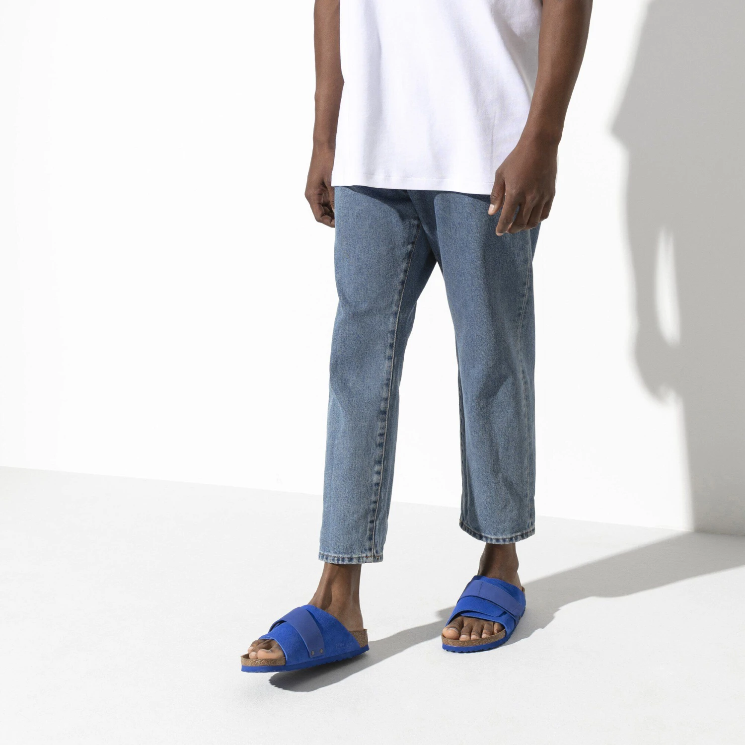 Birkenstock Kyoto Nubuck-Suede Leather Ultra Blue 5 Birkenstock Kyoto Nubuck-Suede Leather Ultra Blue - Image 5