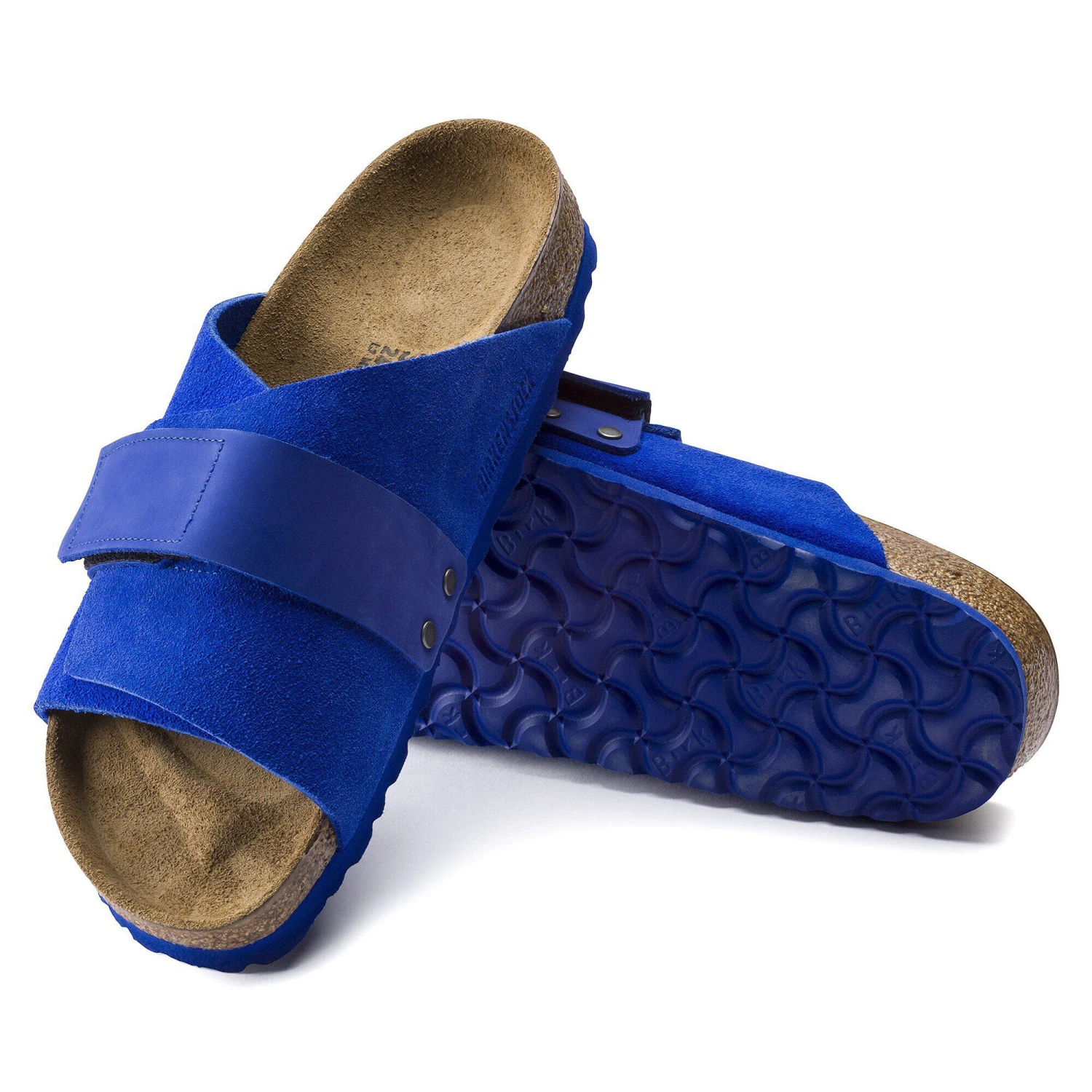 Birkenstock Kyoto Nubuck-Suede Leather Ultra Blue 4 Birkenstock Kyoto Nubuck-Suede Leather Ultra Blue - Image 4