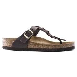 Birkenstock Gizeh Braided Oiled Leather Habana -Birkenstock Sale Store 1015925 side