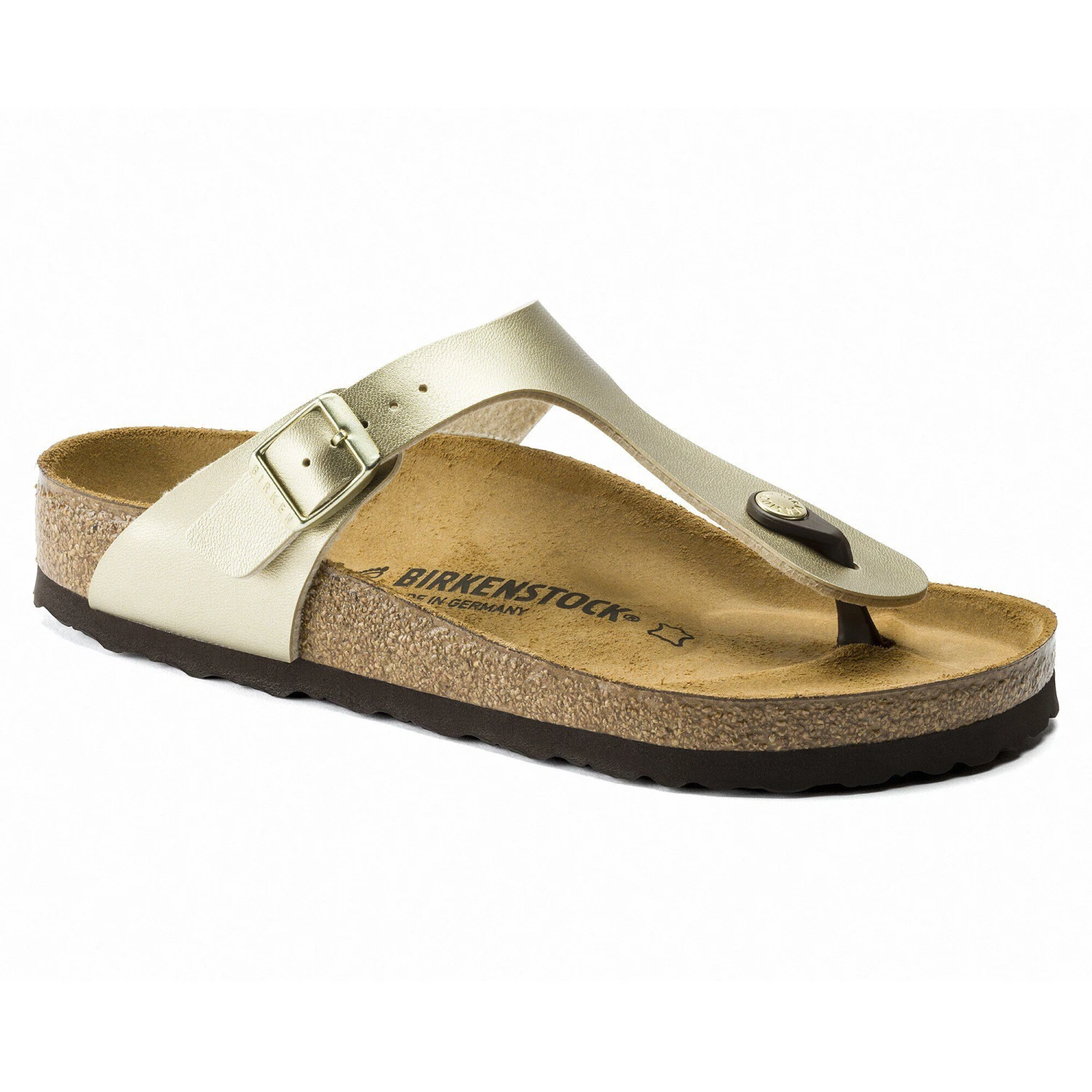 Birkenstock Gizeh Birko-Flor Gold 1 Birkenstock Gizeh Birko-Flor Gold