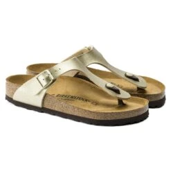 Birkenstock Gizeh Birko-Flor Gold 14 Birkenstock Gizeh Birko-Flor Gold -Birkenstock Sale Store 1016108 pair