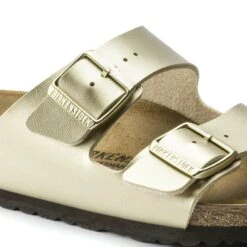 Birkenstock Arizona Birko-Flor Gold 11 Birkenstock Arizona Birko-Flor Gold -Birkenstock Sale Store 1016111 detail 1