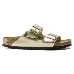 Birkenstock Arizona Birko-Flor Gold 10 Birkenstock Arizona Birko-Flor Gold -Birkenstock Sale Store 1016111 side