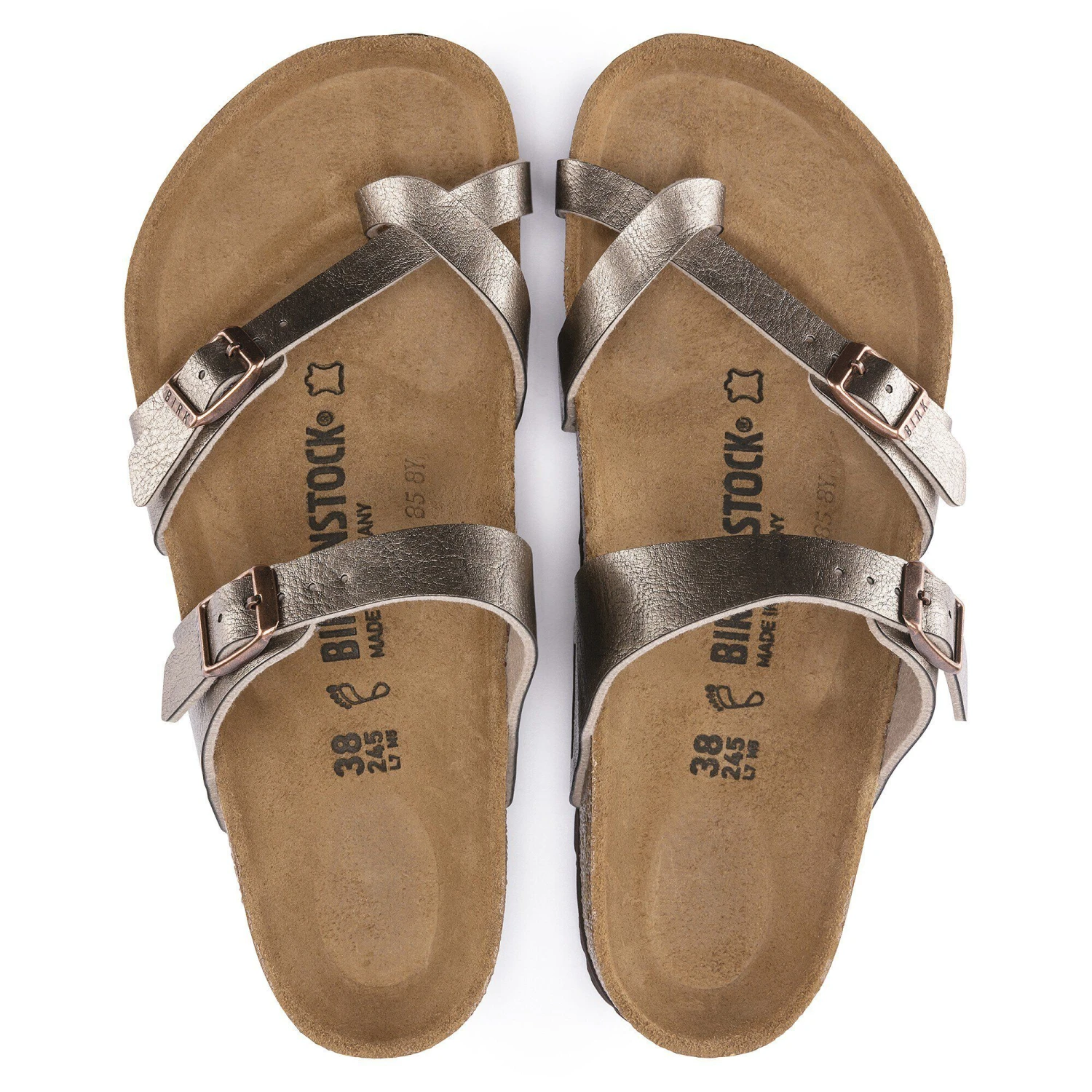 Birkenstock Mayari Birko-Flor Graceful Taupe 2 Birkenstock Mayari Birko-Flor Graceful Taupe - Image 2