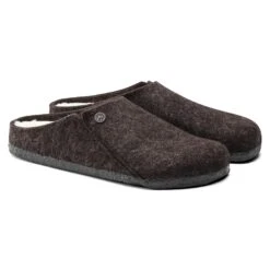 Birkenstock Zermatt Shearling Wool Felt Mocha -Birkenstock Sale Store 1016570 pair