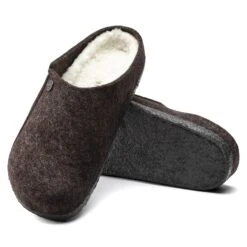 Birkenstock Zermatt Shearling Wool Felt Mocha -Birkenstock Sale Store 1016570 sole