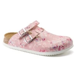 Birkenstock Kay SL Birko-Flor Flower Field Rose