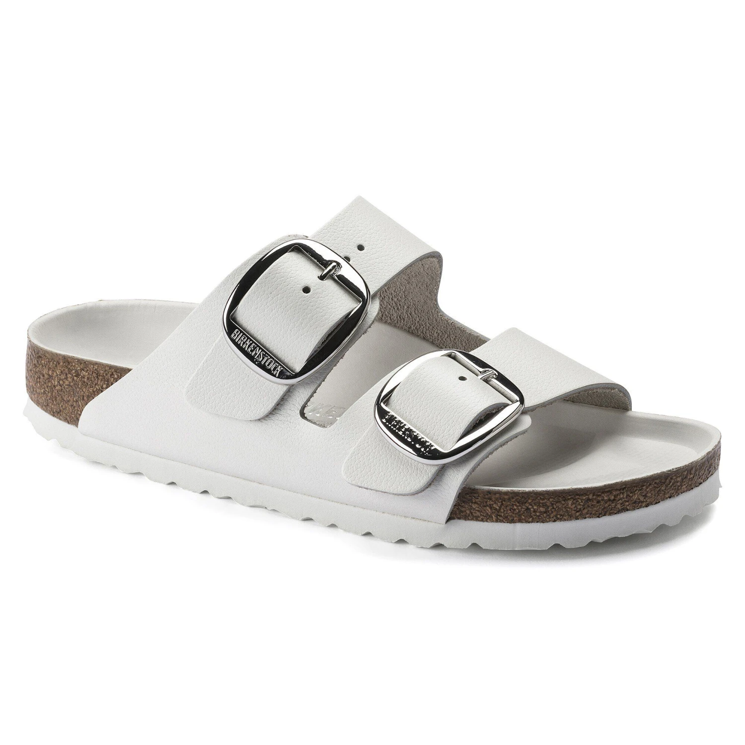 Birkenstock Arizona Big Buckle Leather White 1 Birkenstock Arizona Big Buckle Leather White