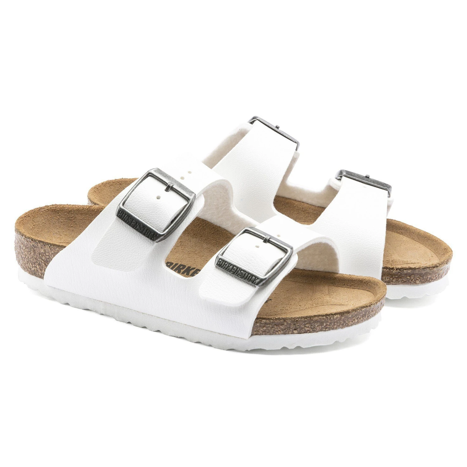 Birkenstock Arizona Kids Birko-Flor White 8 Birkenstock Arizona Kids Birko-Flor White - Image 8