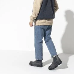 Birkenstock Stalon Nubuck Leather Graphite -Birkenstock Sale Store 1017319 f look m