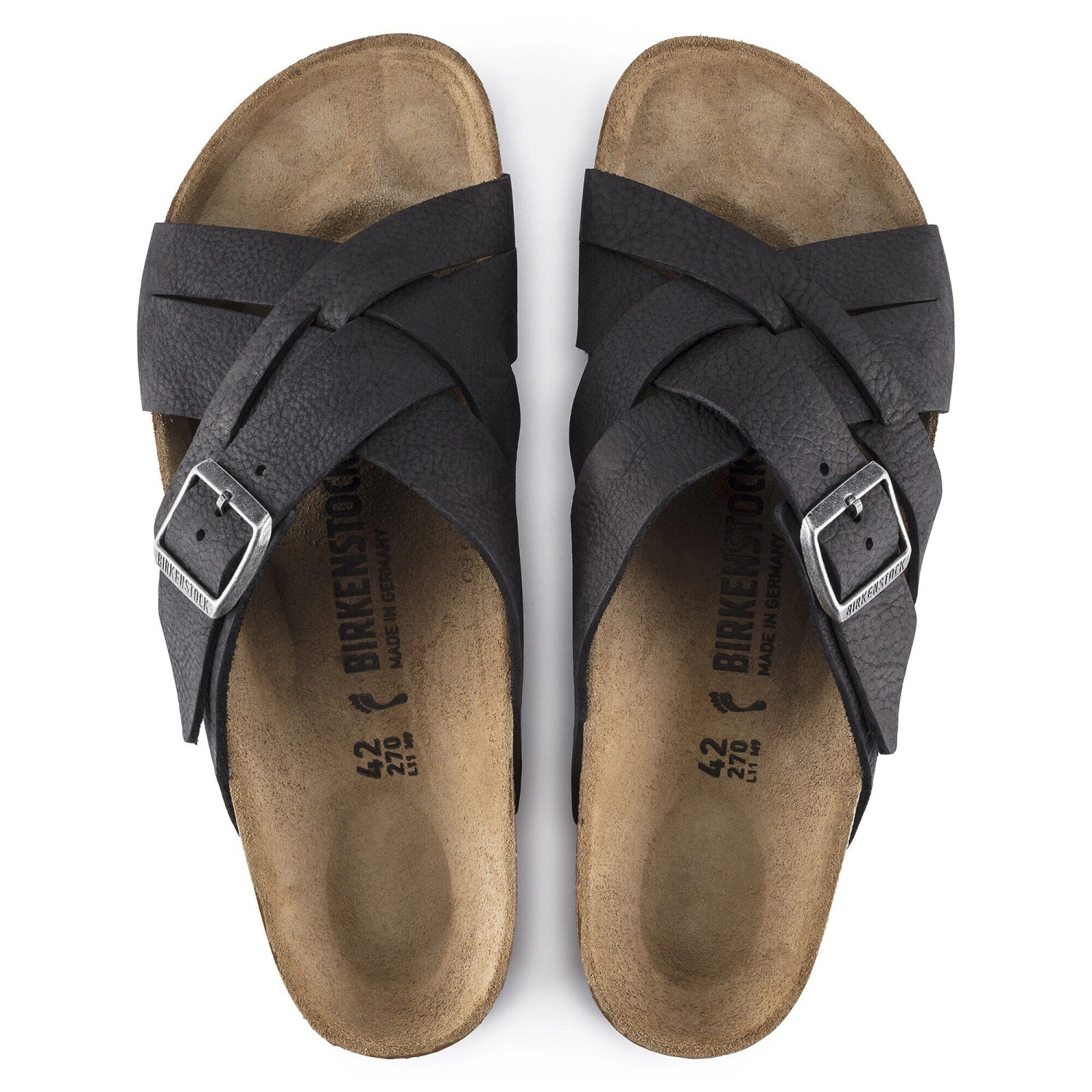 Birkenstock Lugano Oiled Leather Camberra Old Black 2 Birkenstock Lugano Oiled Leather Camberra Old Black - Image 2