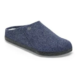 Birkenstock Zermatt Shearling Wool Felt Dark Blue