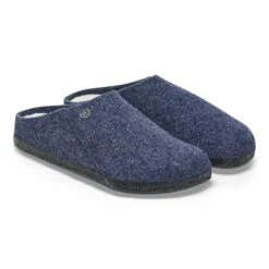 Birkenstock Zermatt Shearling Wool Felt Dark Blue -Birkenstock Sale Store 1017535 pair