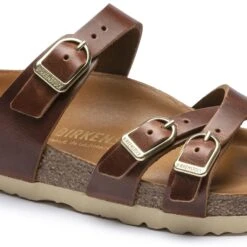 Birkenstock Franca Oiled Leather Cognac -Birkenstock Sale Store 1017568 detail 1