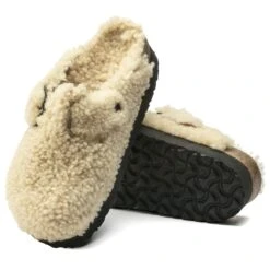 Boston Big Buckle Flex Platform Shearling Teddy Eggshell -Birkenstock Sale Store 1017677 sole