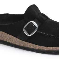 Birkenstock Buckley Suede Leather Black 15 Birkenstock Buckley Suede Leather Black -Birkenstock Sale Store 1017826 detail 1